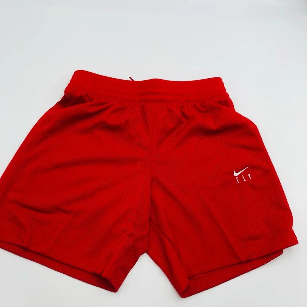 Brand New‎ Nike Dri -Fit Training Red Shorts For Girls Size Small